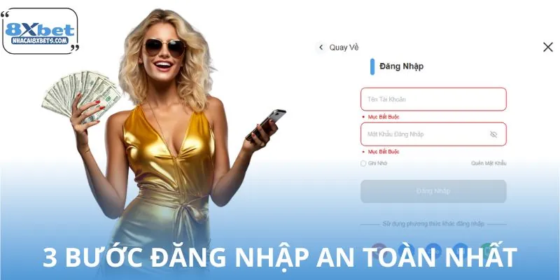 Đăng nhập 8xbet tài khoản thành công chỉ với vài bước